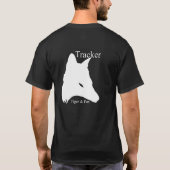 Saudu - Tracker T-Shirt - Donker (Achterkant)