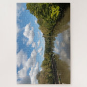 Sauer rivier Luxemburg / Duitse grens  Legpuzzel (Verticaal)
