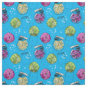 Sauerkraut Cabbages en Fermentation Jars Stof (Swatch)