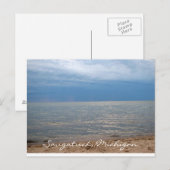 Saugatuck, Briefkaart van het Strand van Michigan (Voorkant / Achterkant)