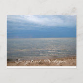 Saugatuck, Briefkaart van het Strand van Michigan (Voorkant)