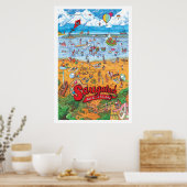 Saugatuck (dag) Groot Poster (Keuken)