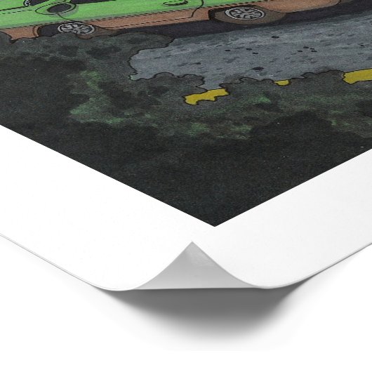 Saugatuck (nacht) groot Poster (Hoek)