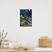 Saugatuck Night Poster (klein, 13 x 19 inch) (Keuken)