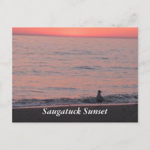 Saugatuck Sunset Briefkaart