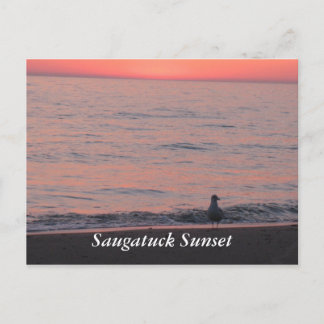 Saugatuck Sunset Briefkaart