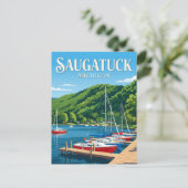 Saugatuck USA Briefkaart (Staand voorkant)