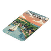 Saugatuck Zeilboot Michigan Reizen Magneet (Linkerzijde)
