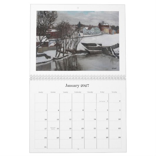 Saugerties, New York 2009 Calendar Kalender (Jan 2027)
