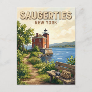 Saugerties New York Briefkaart