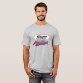 Saugus Speedway Supertruck serie t-shirt (Voorkant volledig)