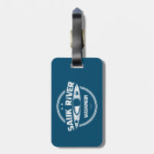 Sauk River Washington Kayaking Bagagelabel (Achterkant verticaal)