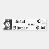 Saul Alinsky is mijn co-Pilot bumper sticker (Voorkant)