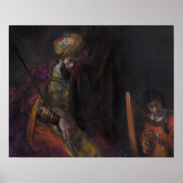 Saul en David (Mauritshuis) door Rembrandt - Poste Poster