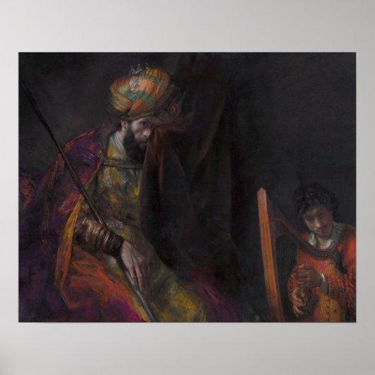 Saul en David (Mauritshuis) door Rembrandt - Poste Poster (Voorkant)