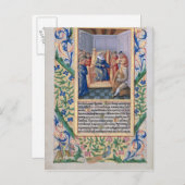 Saul luistert naar David en speelt de harp Briefkaart (Voorkant / Achterkant)