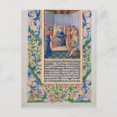 Saul luistert naar David en speelt de harp Briefkaart (Voorkant)