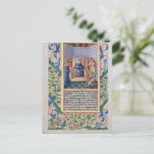 Saul luistert naar David en speelt de harp Briefkaart (Staand voorkant)