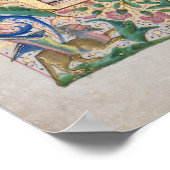 Saul luistert naar David en speelt de harp Poster (Hoek)