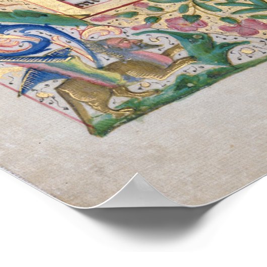 Saul luistert naar David en speelt de harp Poster (Hoek)