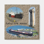 Sault Ste. Marie magnet (Voorkant)