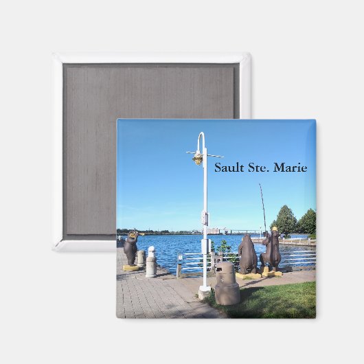 Sault Ste. Marie magnet (Voorkant / Achterkant)