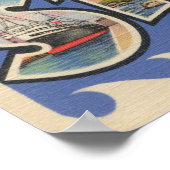 Sault Ste. Marie, Michigan - Grote brief Poster (Hoek)