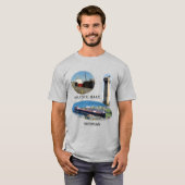 Sault Ste. Marie, Michigan kleurenshirt T-shirt (Voorkant volledig)