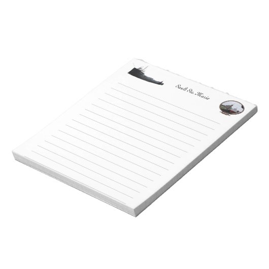 Sault Ste. Marie notepad Notitieblok (Linkerzijde)