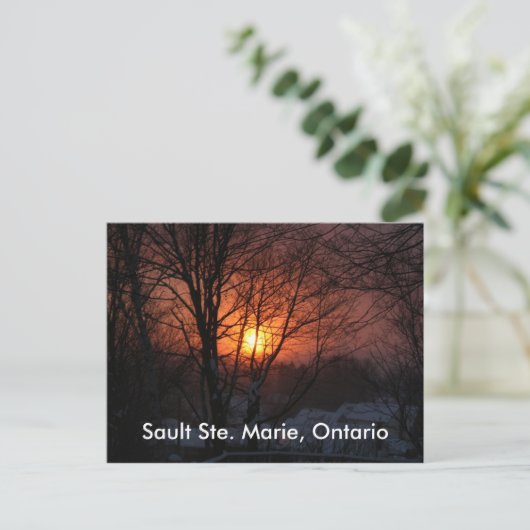 Sault Ste. Marie, Ontario Briefkaart (Staand voorkant)