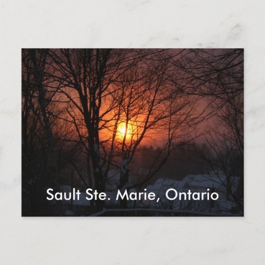 Sault Ste. Marie, Ontario Briefkaart (Voorkant)