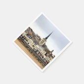 Saumur River Bank Scene Paper Napkins Servetten (Hoek)