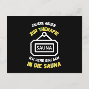 Sauna Anderen Gaan Naar Therapie Sauna's Briefkaart