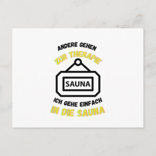 Sauna Anderen Gaan Naar Therapie Sauna's Briefkaart