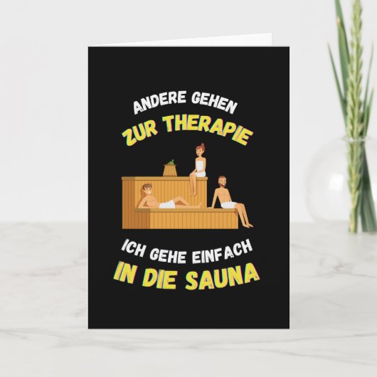 Sauna anderen gaan naar Therapy Saunas Kaart (Voorkant)