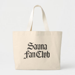 Sauna Fan Club Blk Jumbo Tas