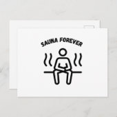 Sauna Forever Saunas Briefkaart (Voorkant / Achterkant)