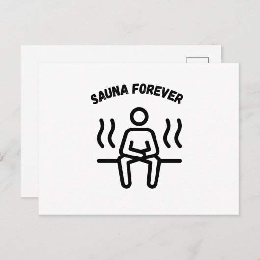 Sauna Forever Saunas Briefkaart (Voorkant / Achterkant)