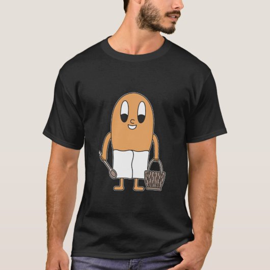 Sauna-Goer Egg T-shirt (Voorkant)