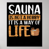 Sauna is geen hobby poster (Voorkant)