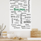 Sauna juliste - poster (Keuken)