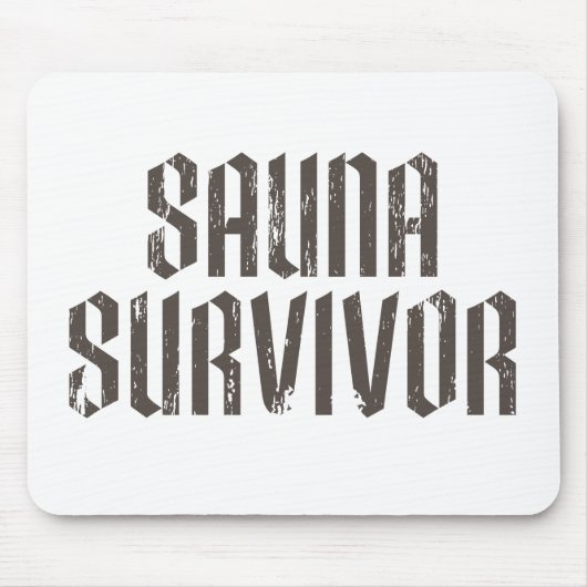 Sauna Overlevende 01 Muismat (Voorkant)