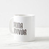 Sauna Overlever 01 Koffiemok (Voorkant links)