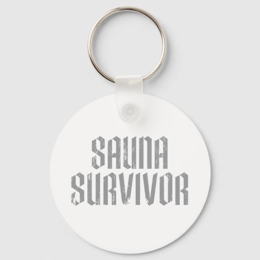 Sauna Overlever 06 Sleutelhanger (Voorkant)