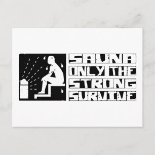 Sauna Survive Briefkaart