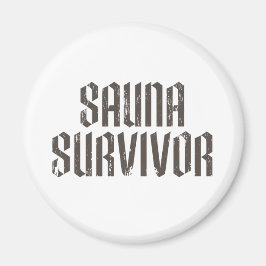 Sauna Survivor 01 Magneet