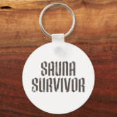 Sauna Survivor 01 Sleutelhanger (Voorkant)
