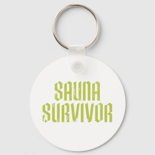 Sauna Survivor 03 Sleutelhanger (Voorkant)
