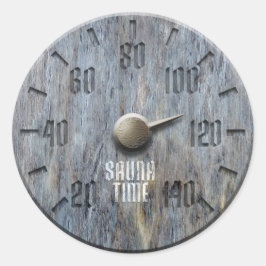 Sauna Tijd Sticker