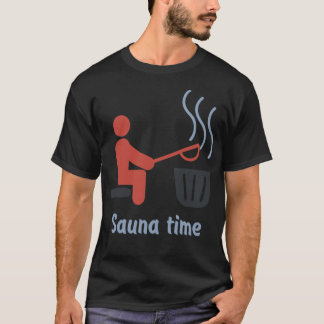 Sauna time cadeauna sauna house Banya Spa golfshir T-shirt